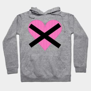 Without love, pink Hoodie